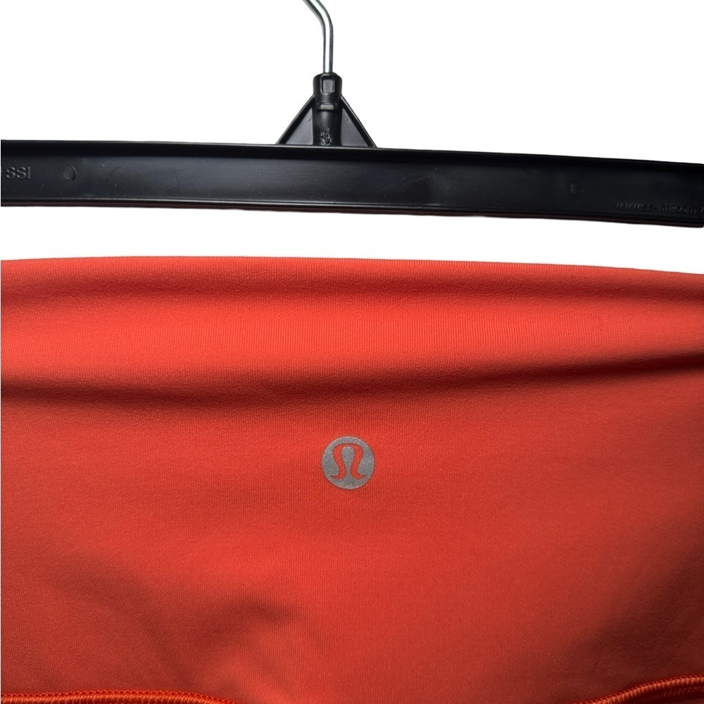 lululemon Wunder Under 25” Orange Leggings Size 6 - Picture 4 of 6